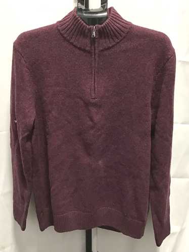 Sonoma Burgundy Heather Supersoft Sweater Size L W