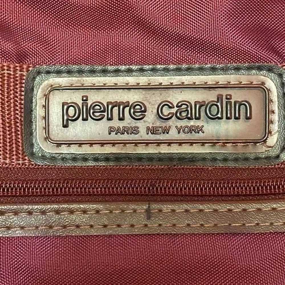 Vintage Pierre Cardin burgundy travel bag Unisex - image 8