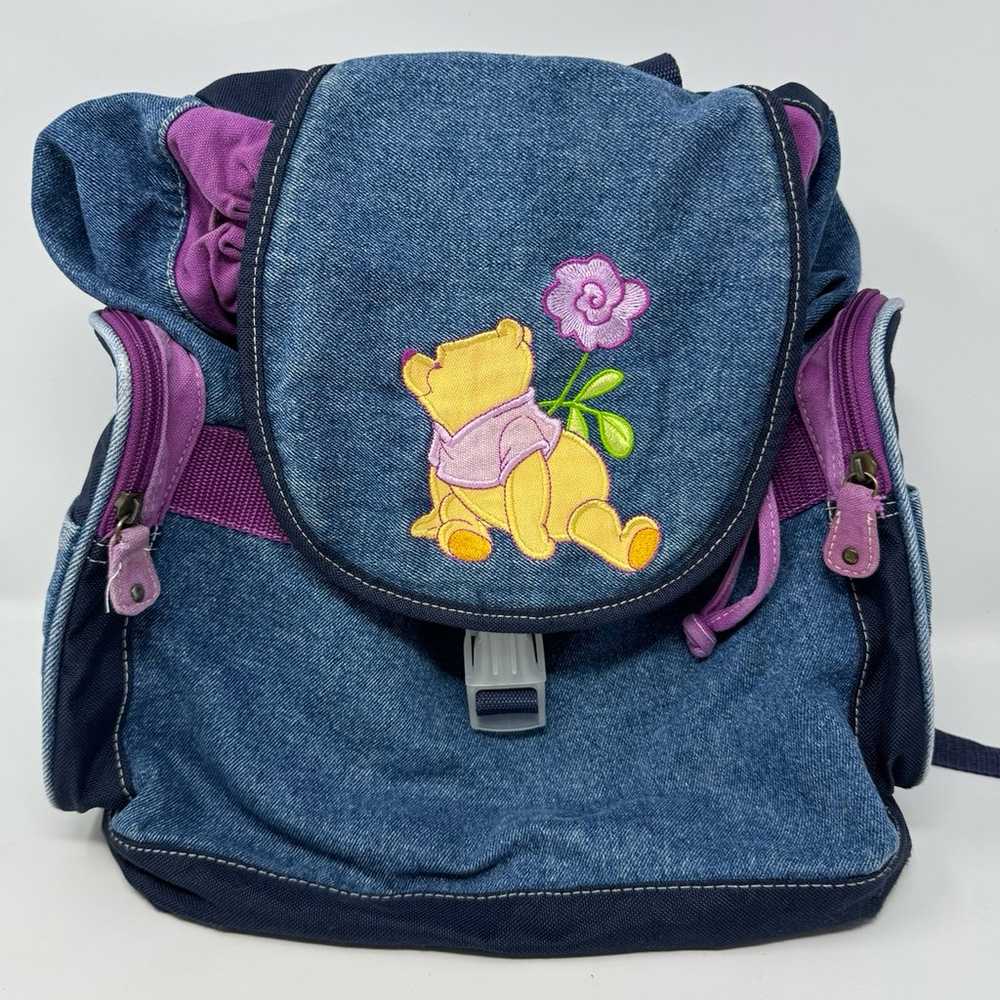 Vintage 90’s Denim Disney Winnie the Pooh Slouch … - image 1