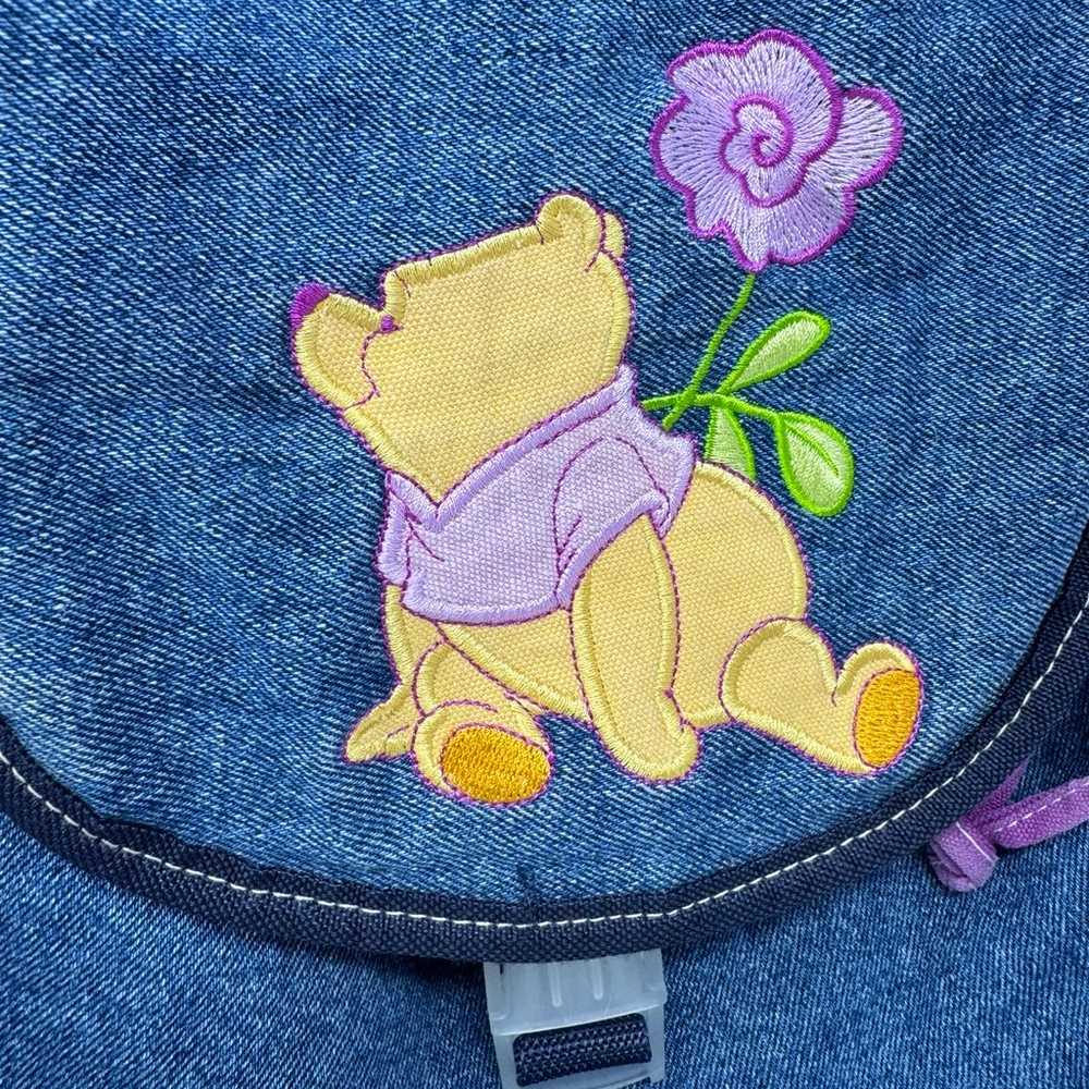 Vintage 90’s Denim Disney Winnie the Pooh Slouch … - image 2