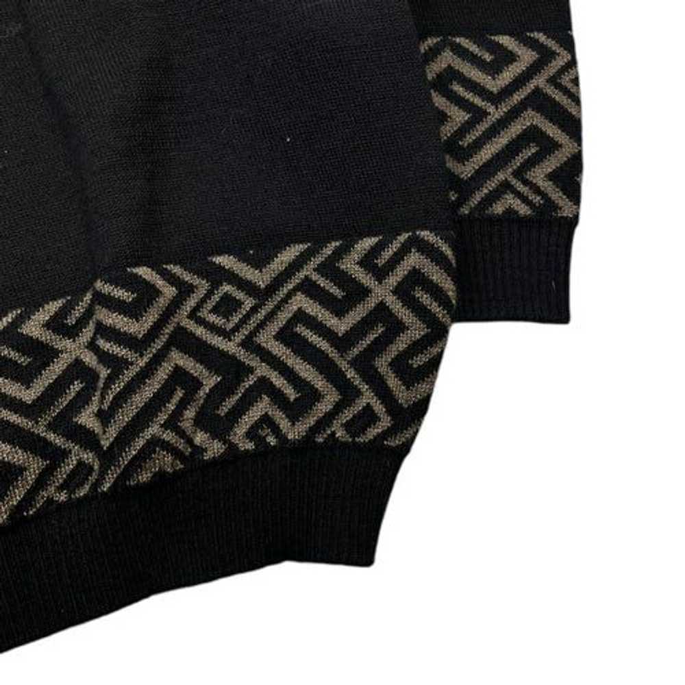 Vintage Vintage Tosani V-Neck 3D Multi-Patterned … - image 4