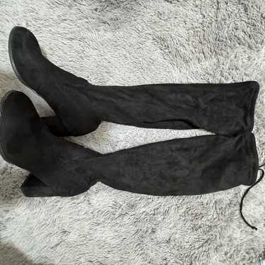 Black thigh-high boots size 39