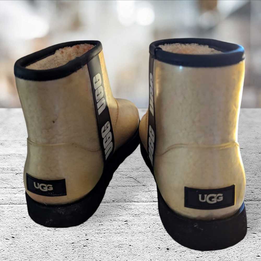 UGG rain boots (8.5 us/39eu) cream/beige/neutral … - image 6