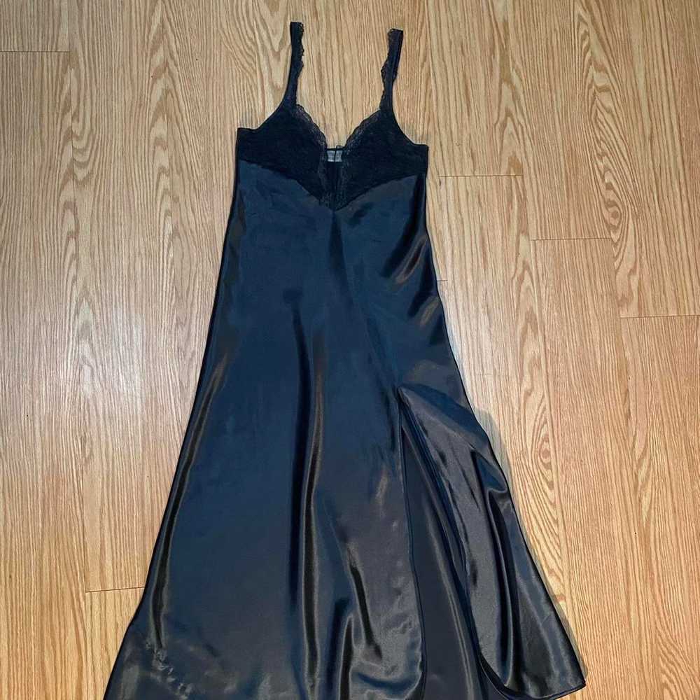 Victorias Secret black slip dress - image 2