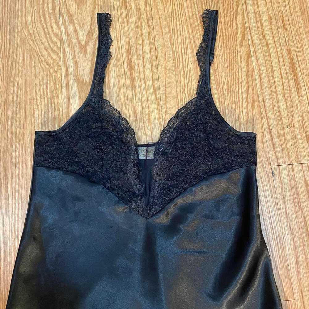 Victorias Secret black slip dress - image 3