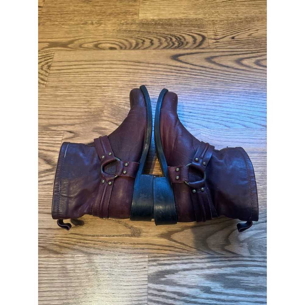 STEVEN Burgundy Booties Size 6.5 - image 5