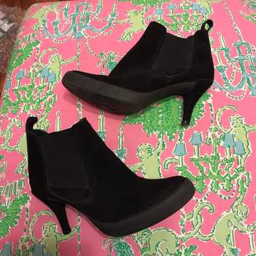 Pedro Garcia black suede heeled Boots size 38