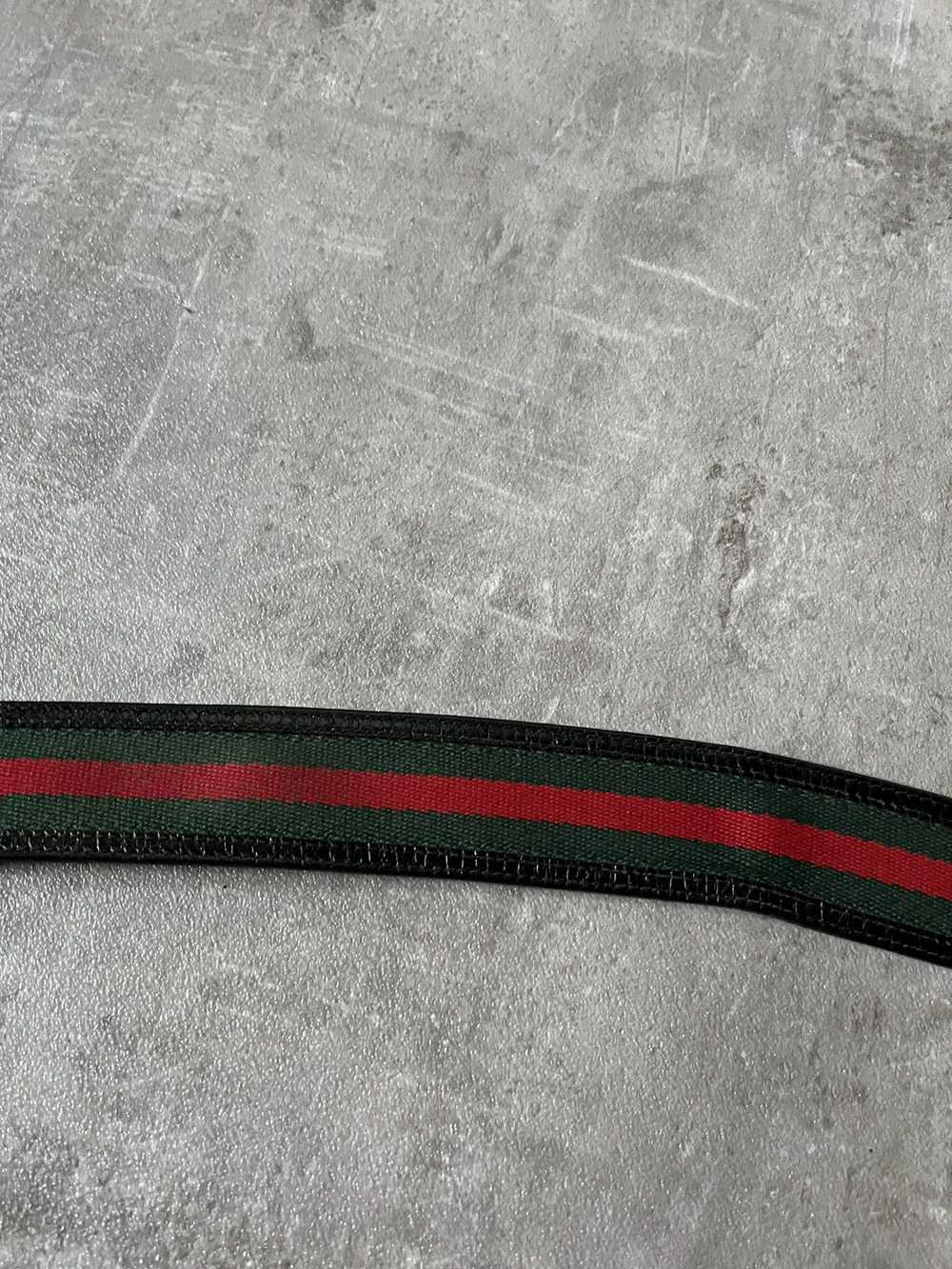 Gucci × Luxury × Vintage Gucci GG leather belt gr… - image 7