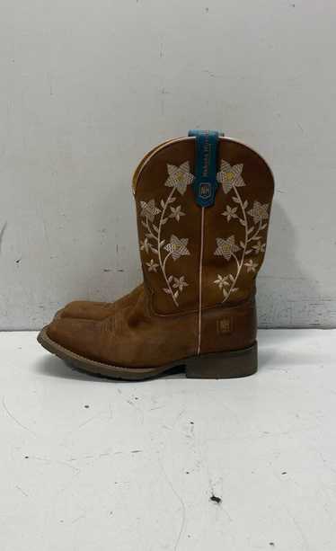 Nokota Horse Floral Embroidered Short Western Boot