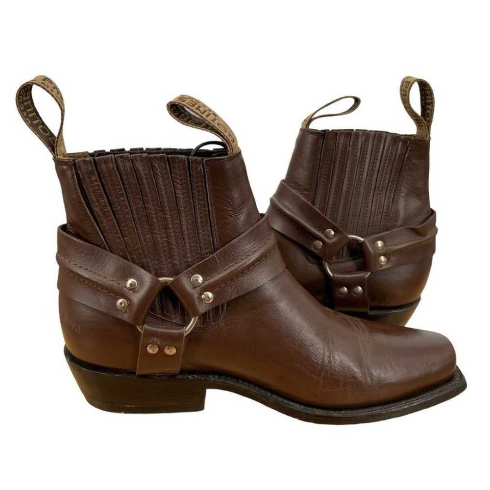 Pastizal Chelsea Ankle Boots Harness Women's Brow… - image 4