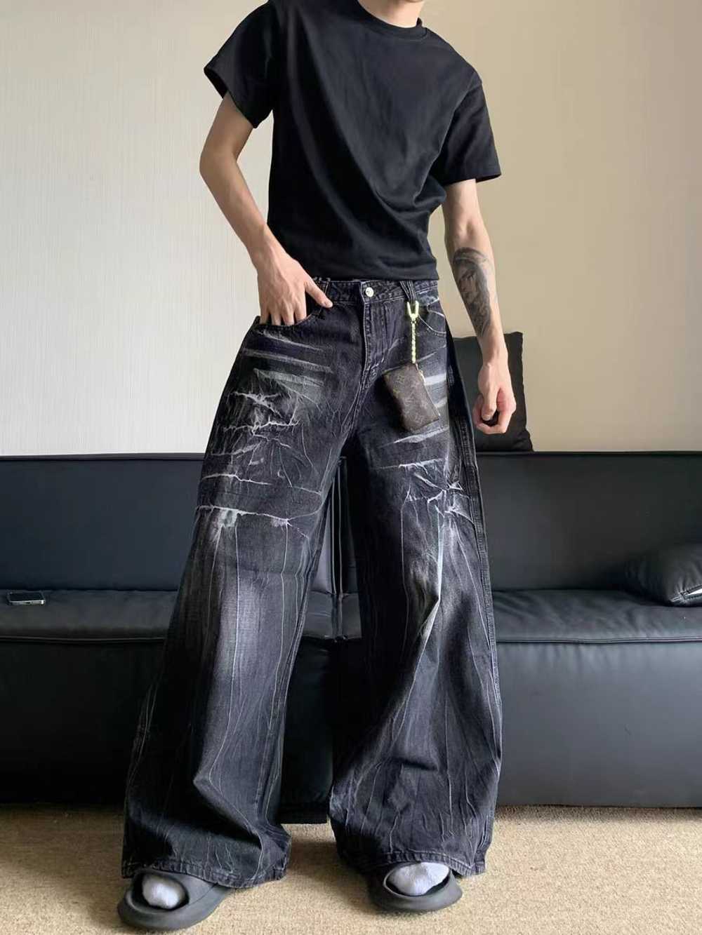 Japanese Brand × Jean × Streetwear Vintage washed… - image 2