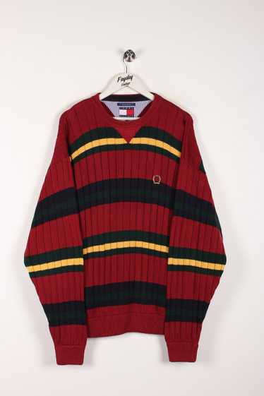 90's Tommy Hilfiger Knitted Sweatshirt XL