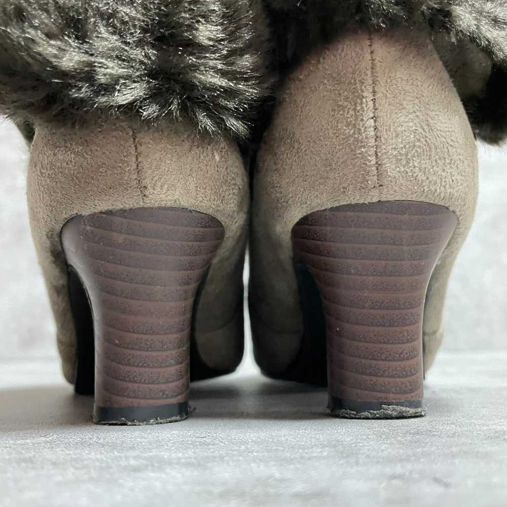 【Felicia Felice】(M) Booties with Fur High Heel Su… - image 11