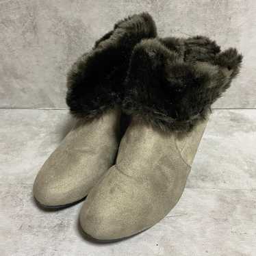 【Felicia Felice】(M) Booties with Fur High Heel Su… - image 1