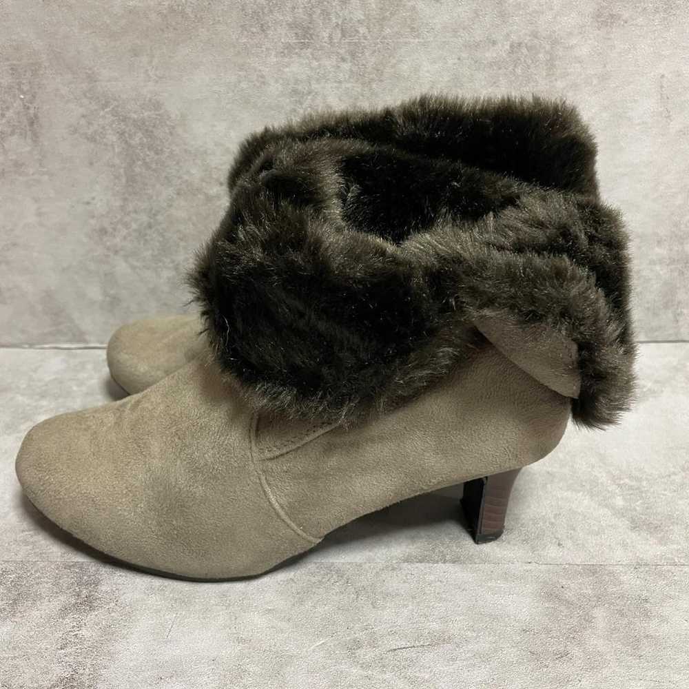 【Felicia Felice】(M) Booties with Fur High Heel Su… - image 2