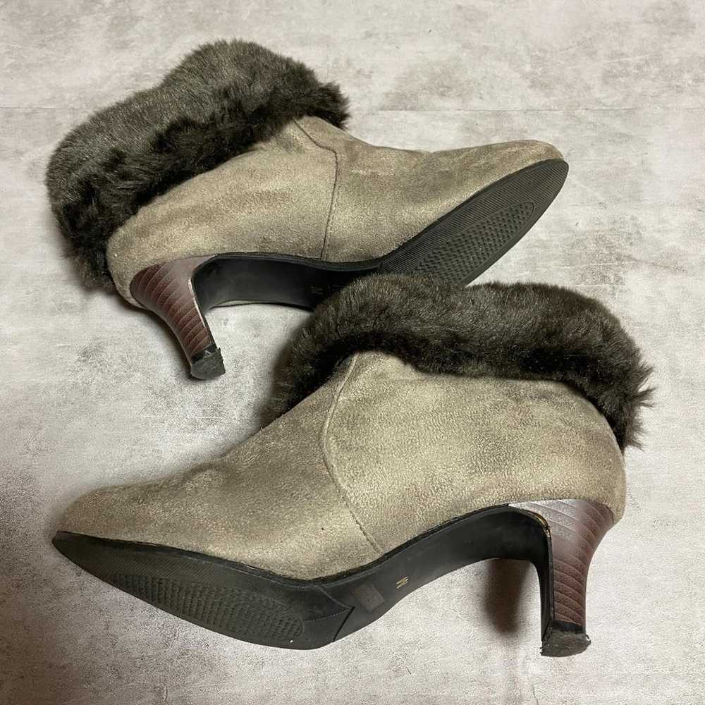 【Felicia Felice】(M) Booties with Fur High Heel Su… - image 5