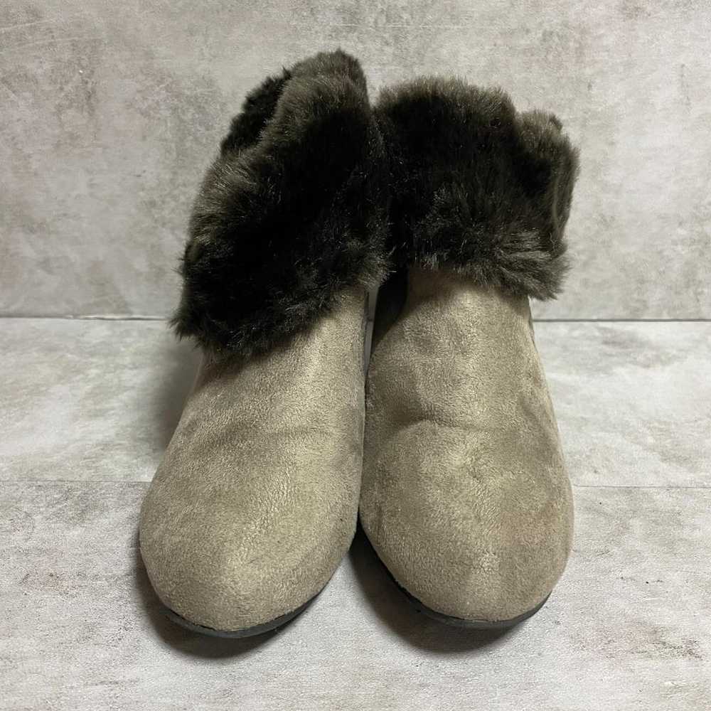 【Felicia Felice】(M) Booties with Fur High Heel Su… - image 7