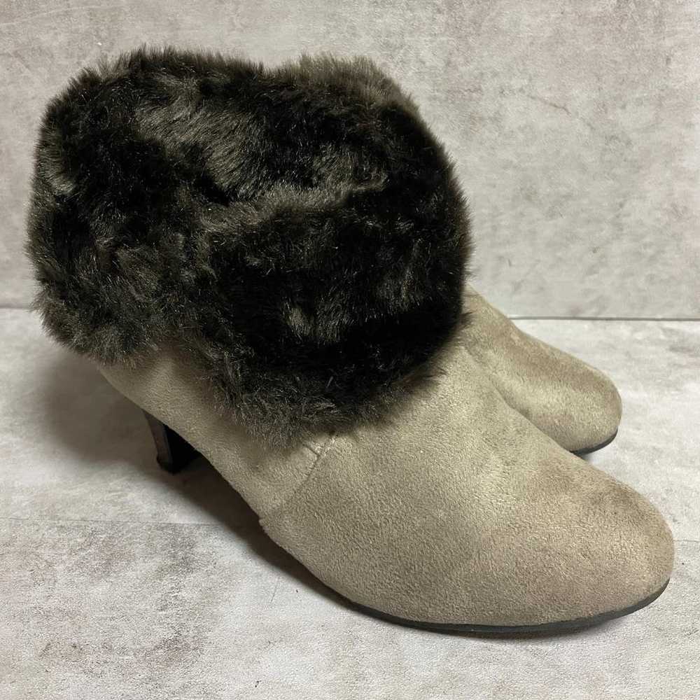 【Felicia Felice】(M) Booties with Fur High Heel Su… - image 8