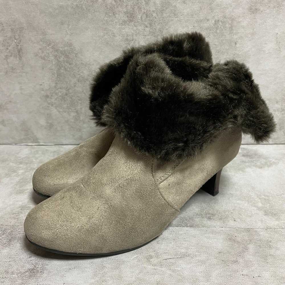 【Felicia Felice】(M) Booties with Fur High Heel Su… - image 9