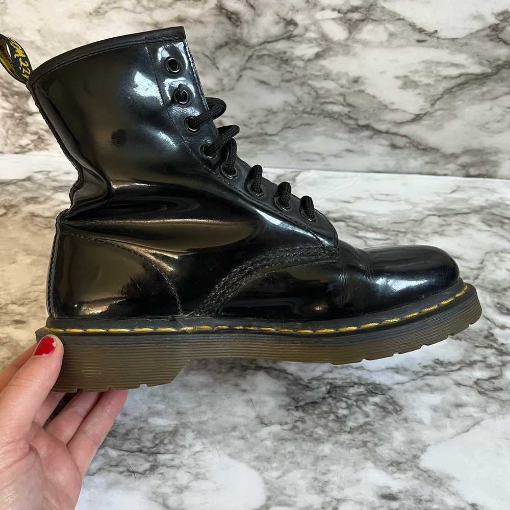 Dr. Martens 1460 Women's Patent Leather Boots US … - image 10