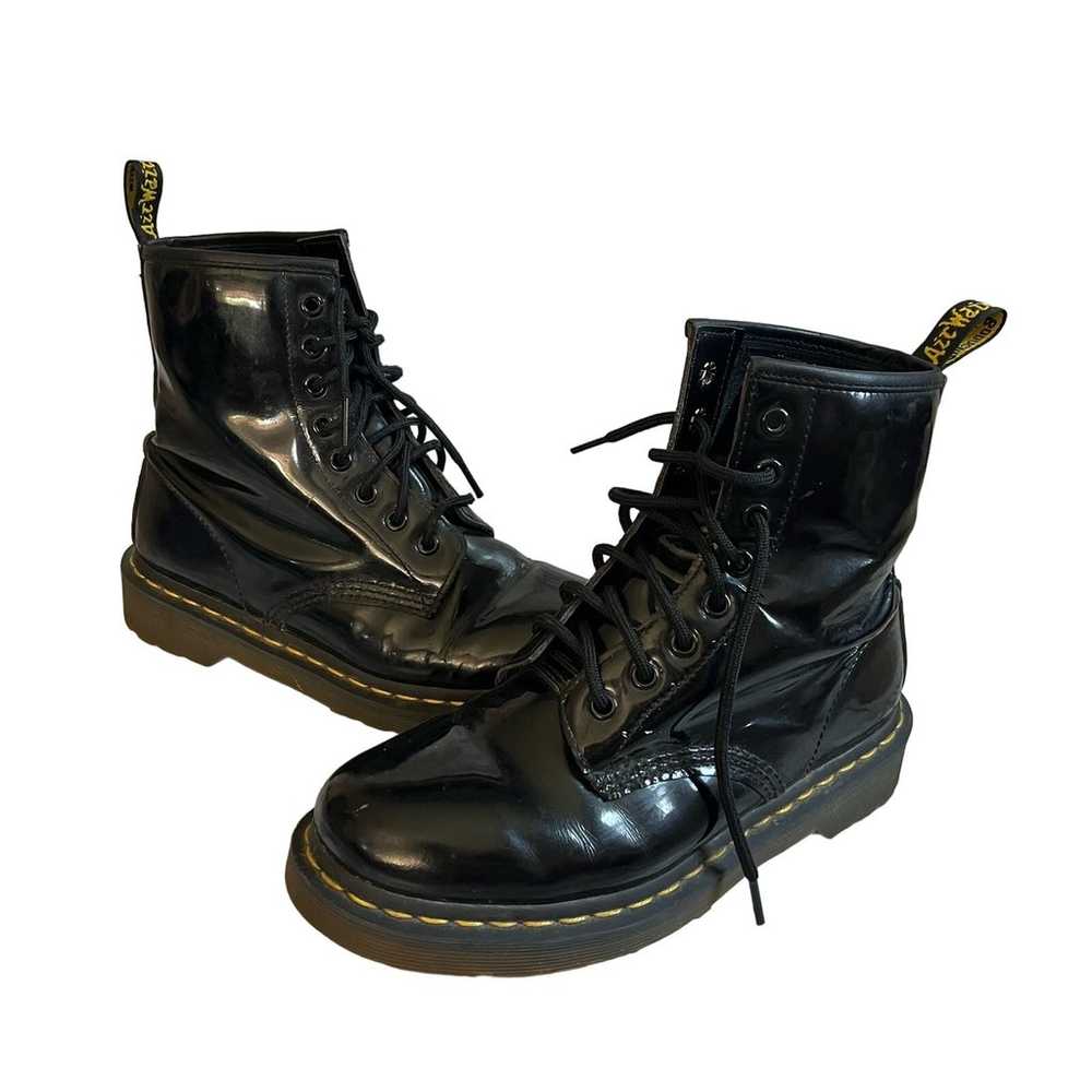 Dr. Martens 1460 Women's Patent Leather Boots US … - image 1