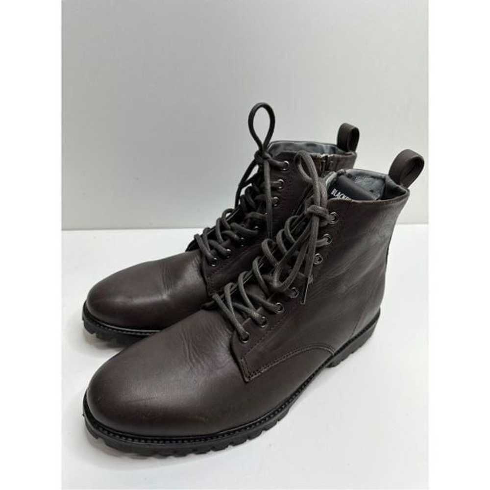 Blackstone Dark Chocolate Lace up Leather Boots S… - image 2