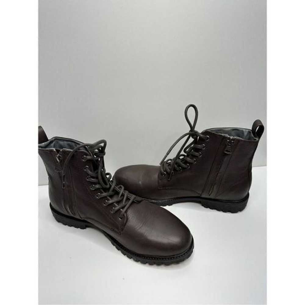 Blackstone Dark Chocolate Lace up Leather Boots S… - image 6