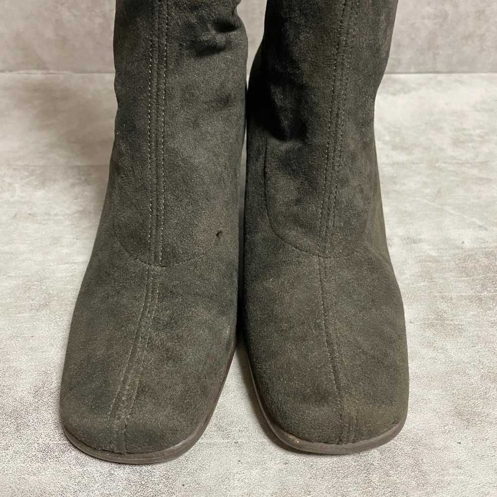 【Himiko】 (22.5) Long boots, square toe, chunky he… - image 10