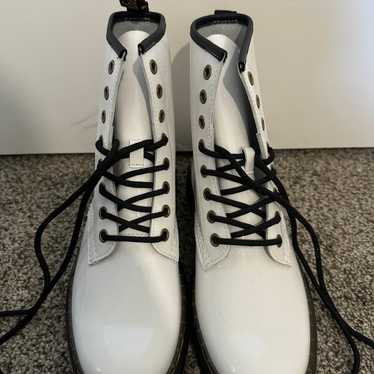 Dr. Martens White Boots