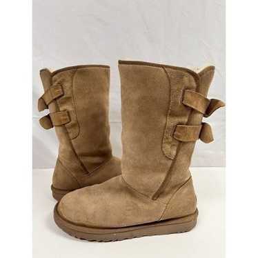 Ugg Australia Womens Allegra Bow II Chestnut Boot… - image 1