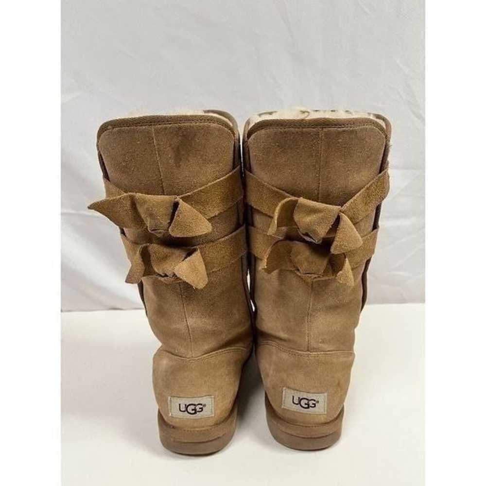 Ugg Australia Womens Allegra Bow II Chestnut Boot… - image 5