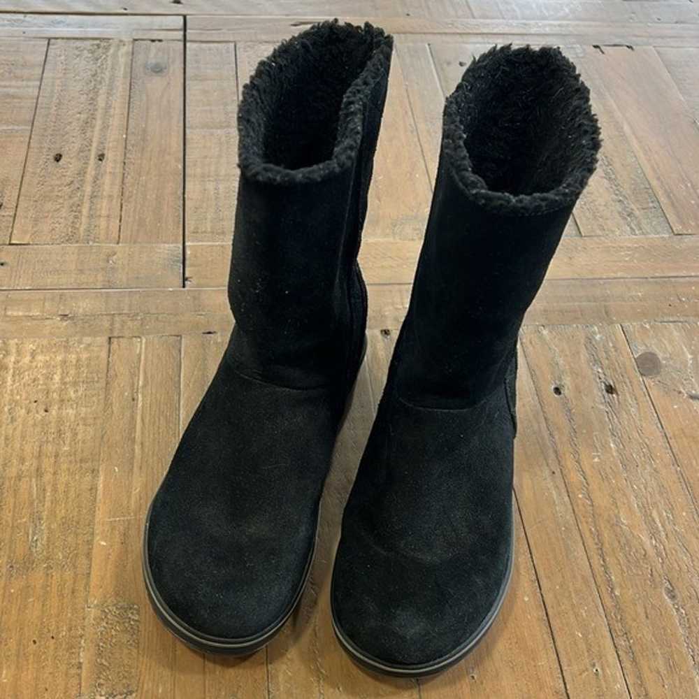 Sorel Glacy black suede winter boots - image 2