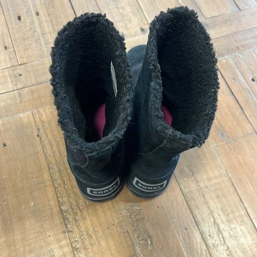 Sorel Glacy black suede winter boots - image 6