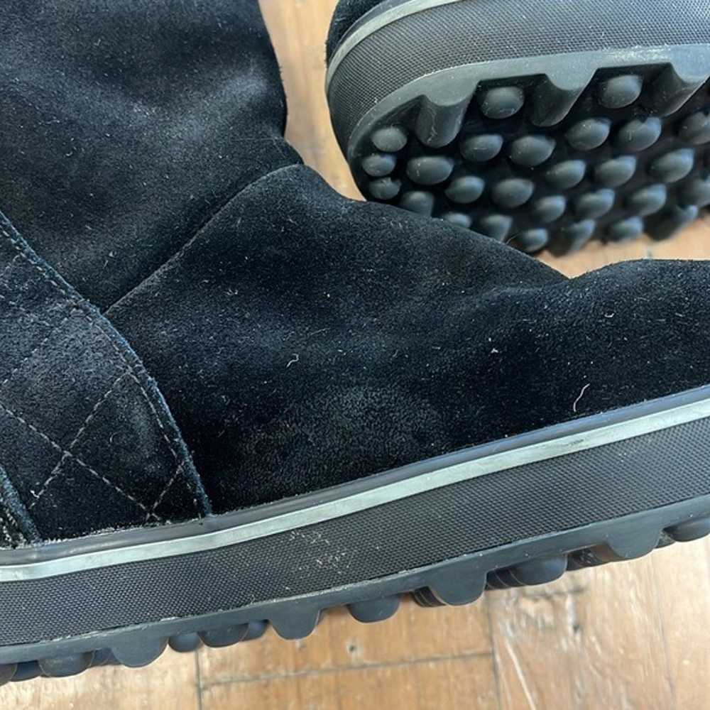 Sorel Glacy black suede winter boots - image 9