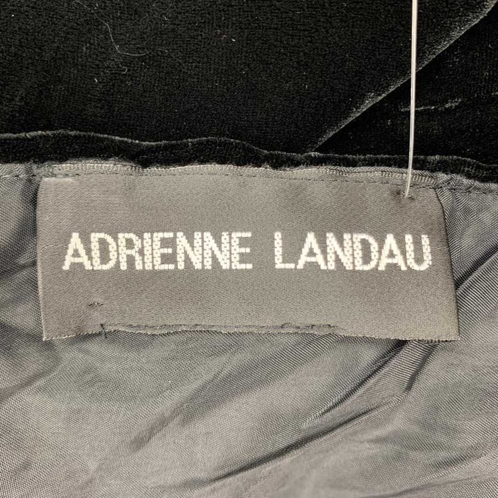 Adrienne Landau Velvet scarf & pocket square - image 5