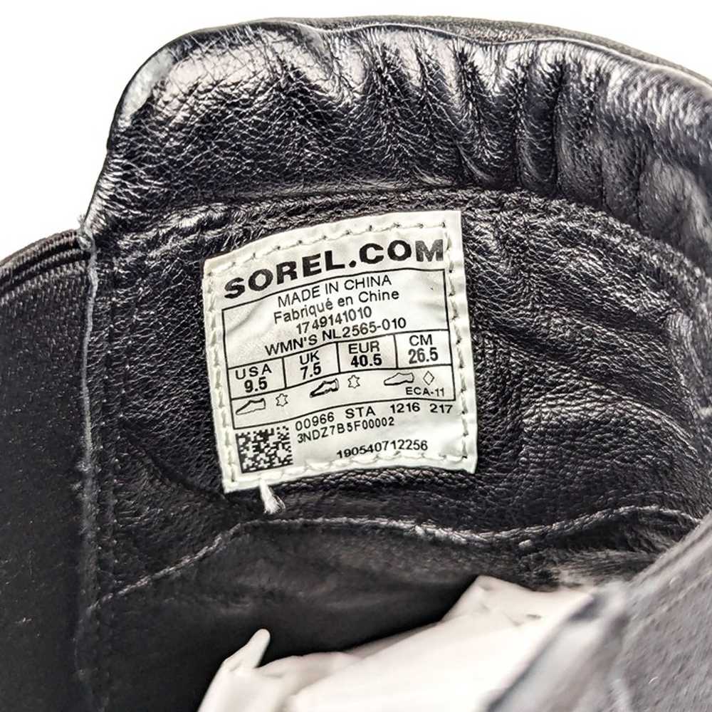 Sorel Women After Hours Heel Slip-on Black Leathe… - image 8