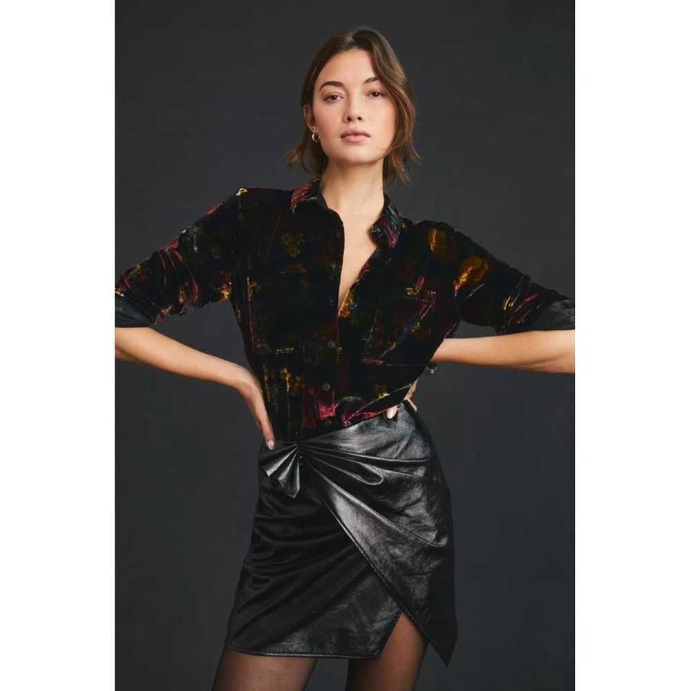 Anthropologie Velvet shirt - image 3