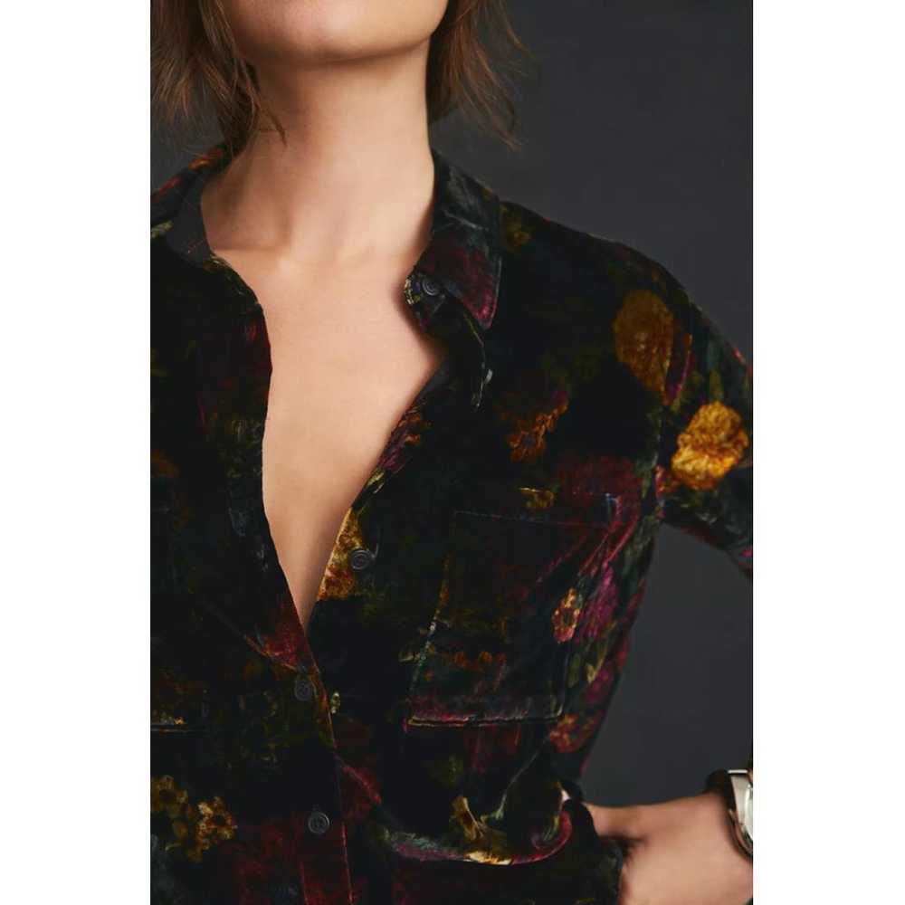 Anthropologie Velvet shirt - image 5