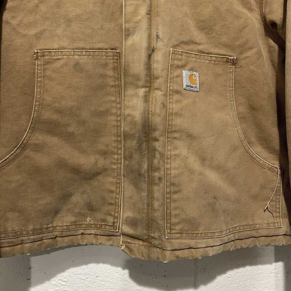 Carhartt Vintage Carhartt Jacket Quilt Lined “Tan… - image 3