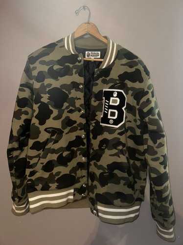 Bape 1st Camo Varsity Jacket