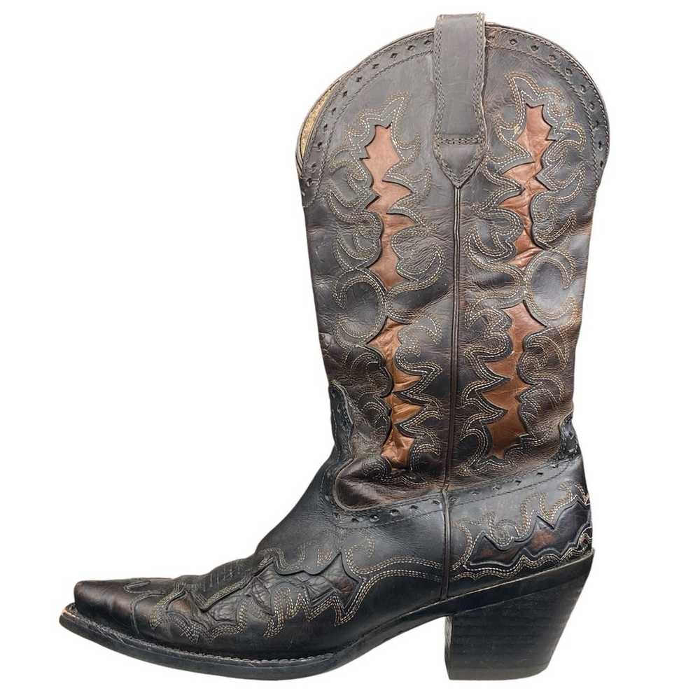 Ariat Women’s Dandy Brown Leather Western Cowgirl… - image 3