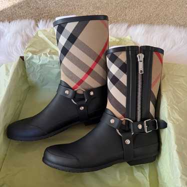 Burberry Simeon Knee-High Vintage Check Boots - image 1