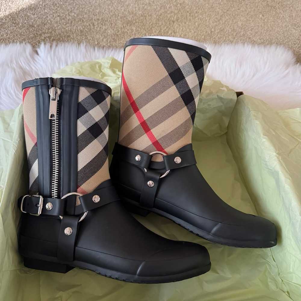 Burberry Simeon Knee-High Vintage Check Boots - image 2