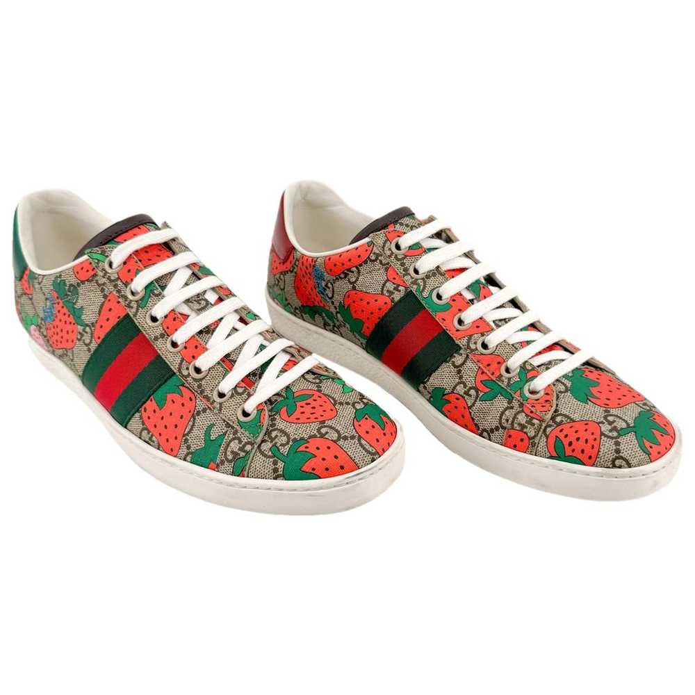 Gucci Ace cloth trainers - image 1