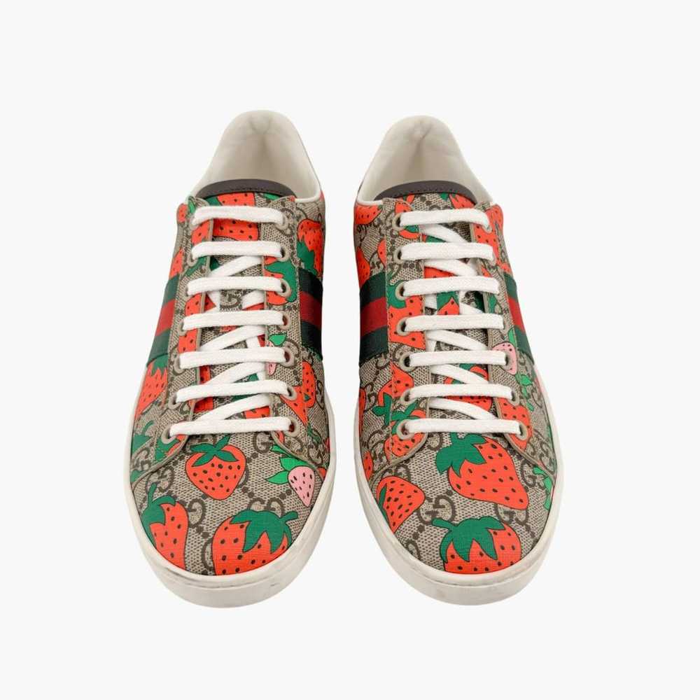 Gucci Ace cloth trainers - image 2