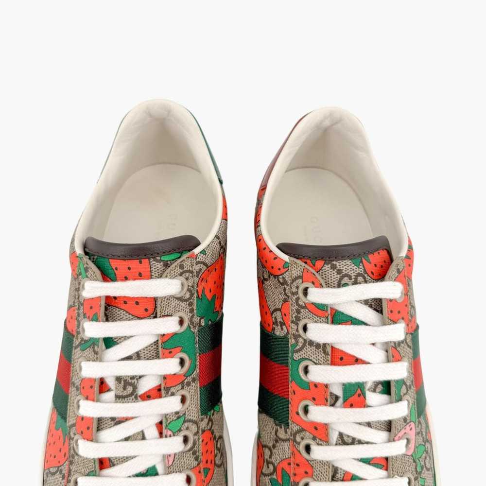 Gucci Ace cloth trainers - image 4