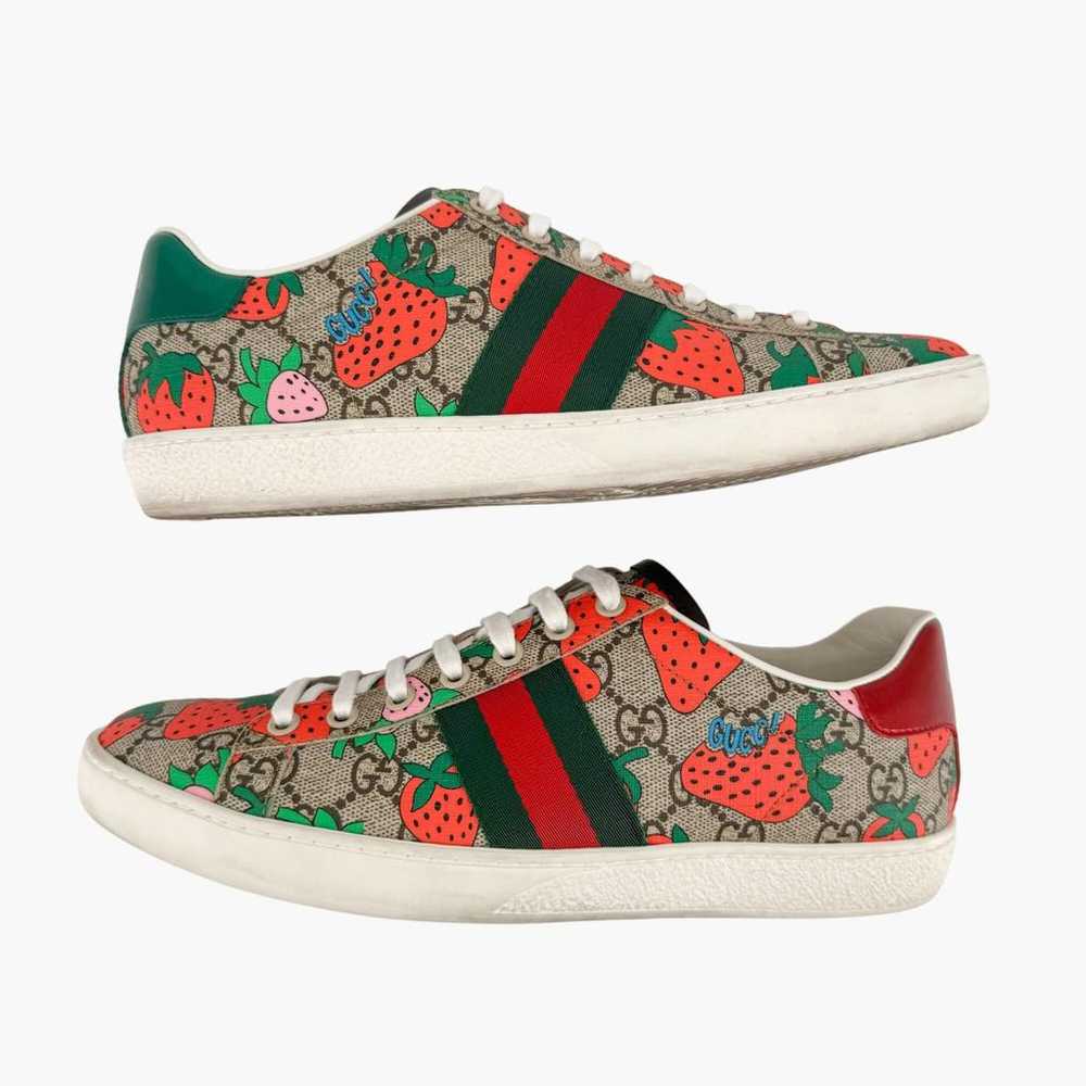 Gucci Ace cloth trainers - image 7