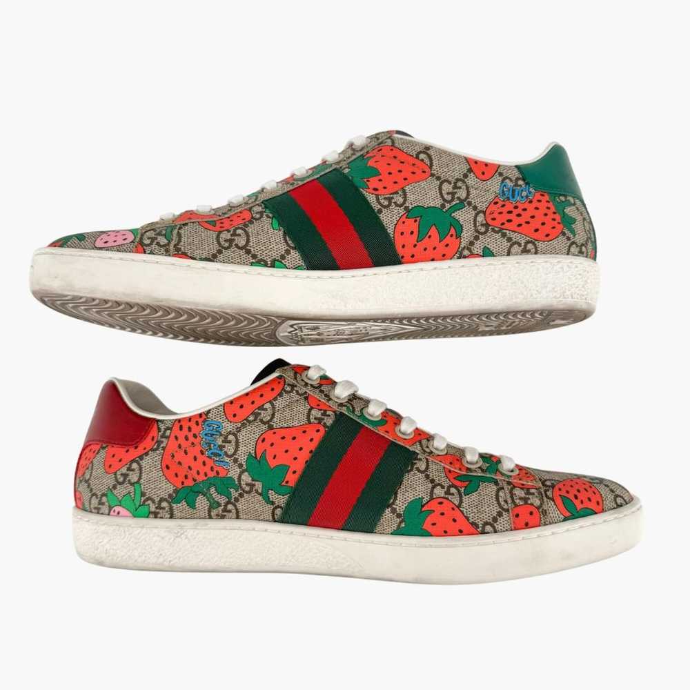 Gucci Ace cloth trainers - image 8