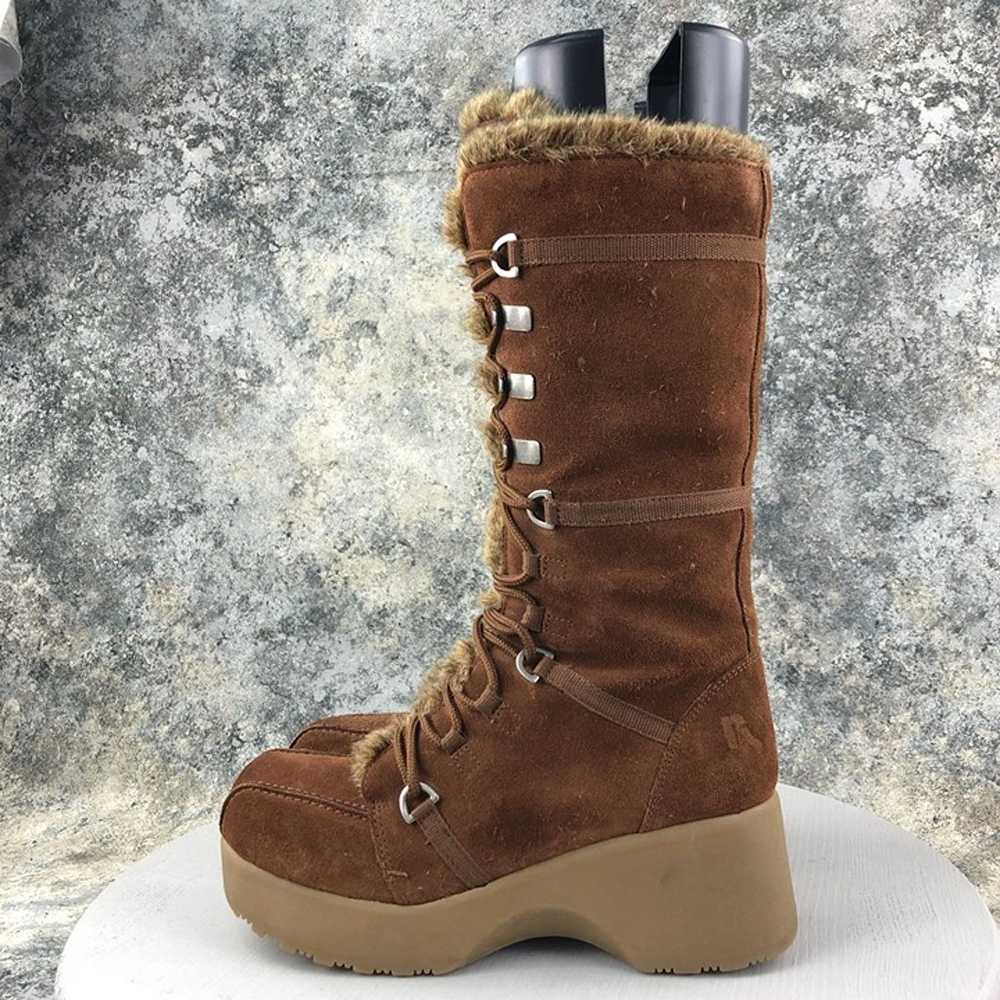 Report Women's Size 9.5 Sleigh 90s Y2K Brown Sued… - image 5