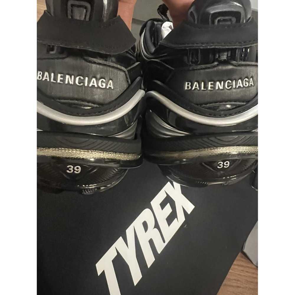 Balenciaga Tyrex leather low trainers - image 2